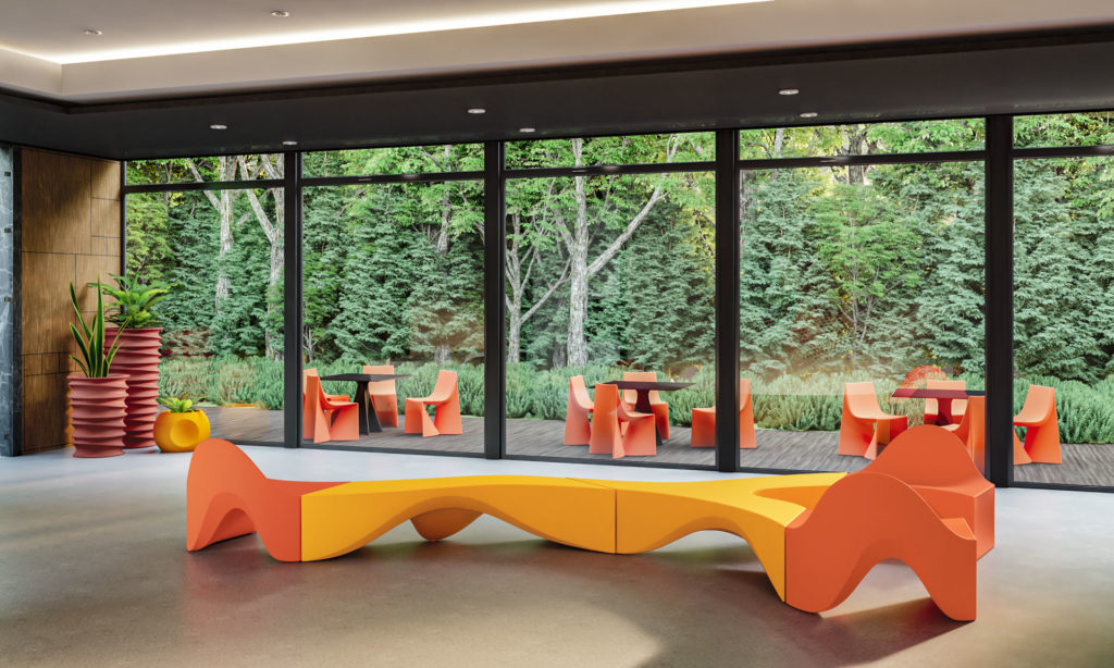 Riptide Bench, Outdoor